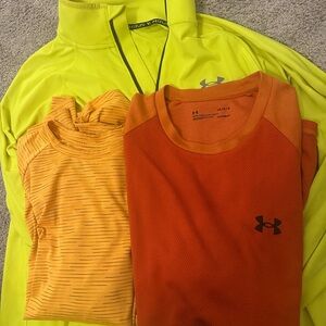 Under Armour Neon Yellow and Bold Orange Bundle